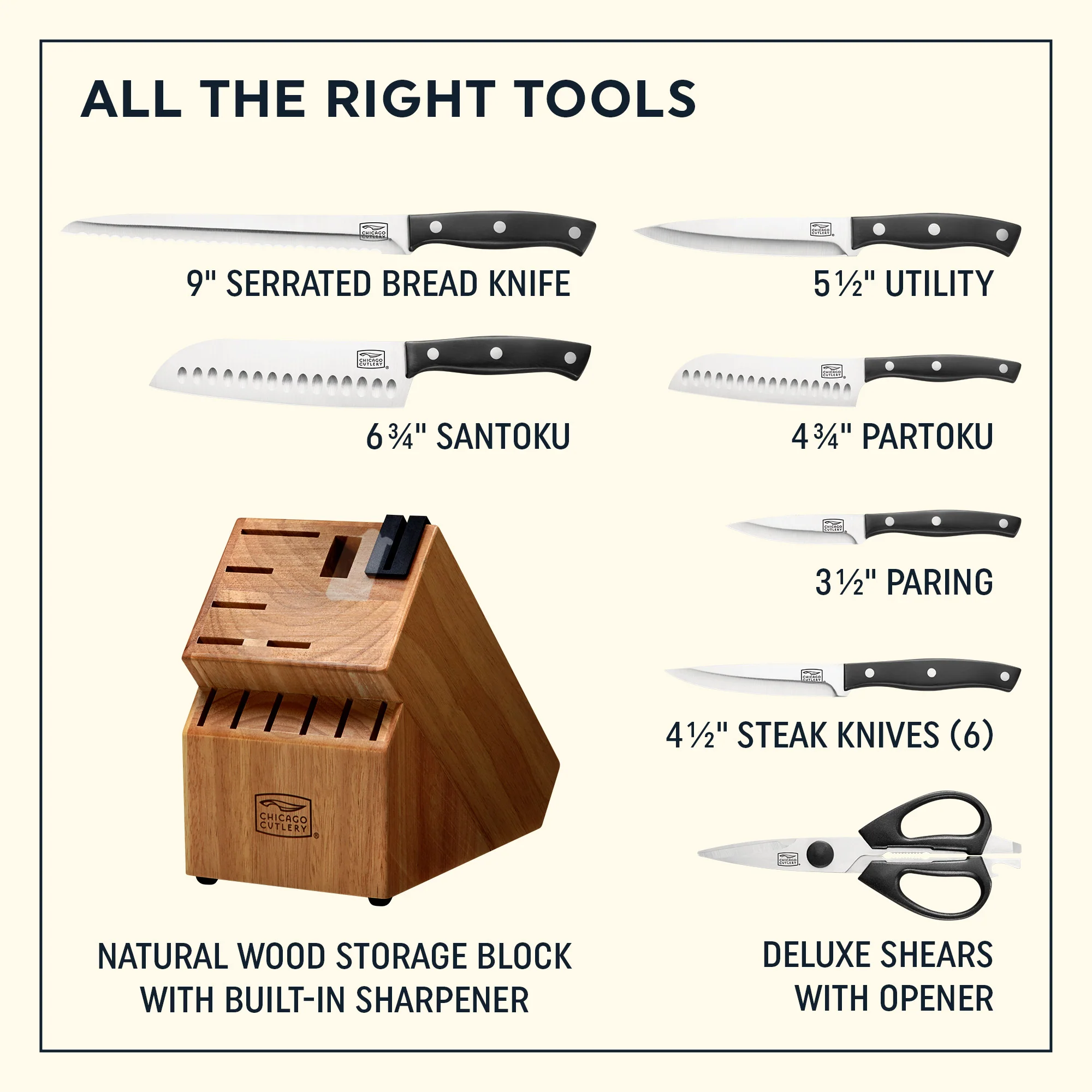 Chicago Cutlery® Ellsworth 13 Piece Set - Image 5