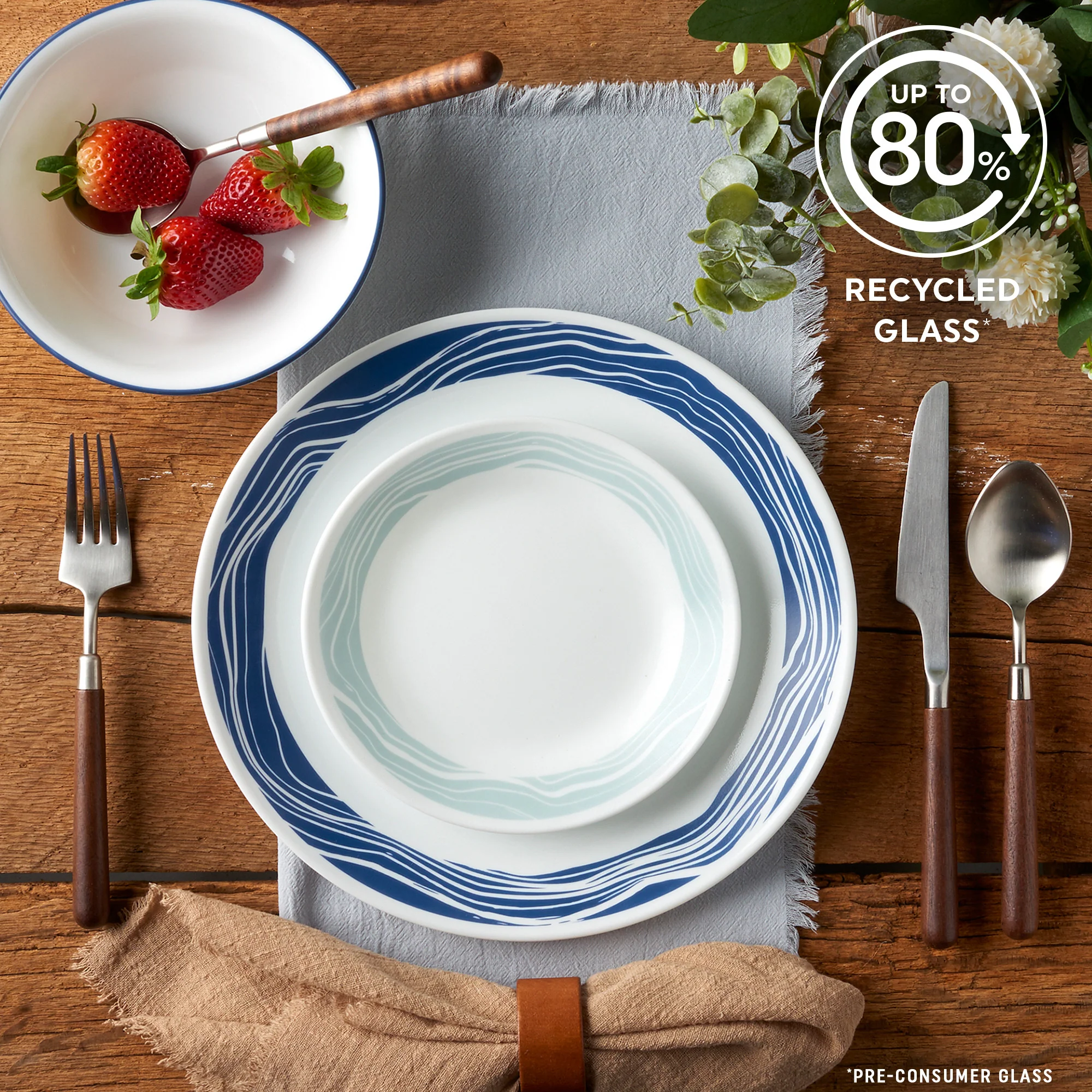 Corelle® Acadia 18 Piece Dinner Set - Image 4