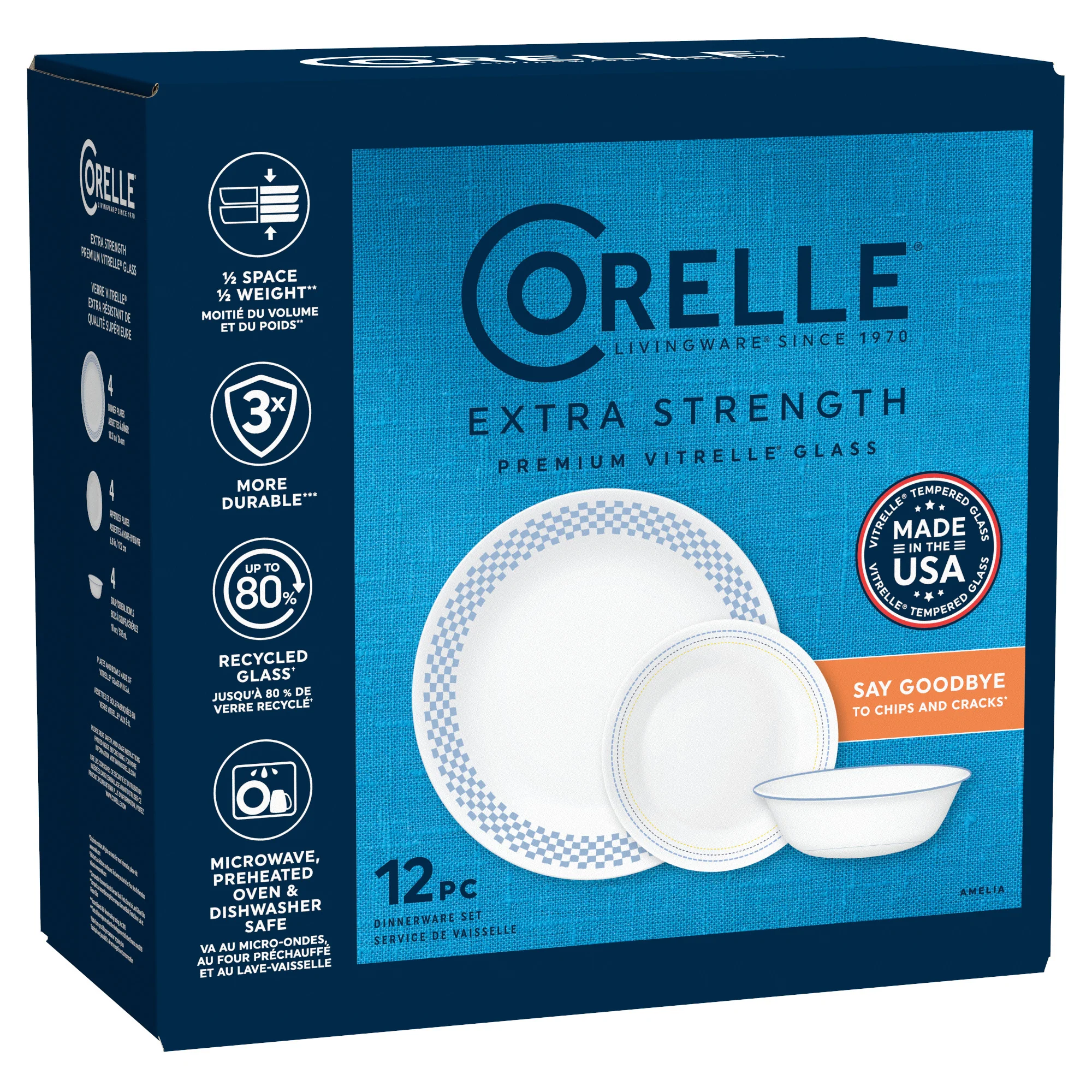 Corelle® Amelia 12 Piece Dinner Set - Image 5