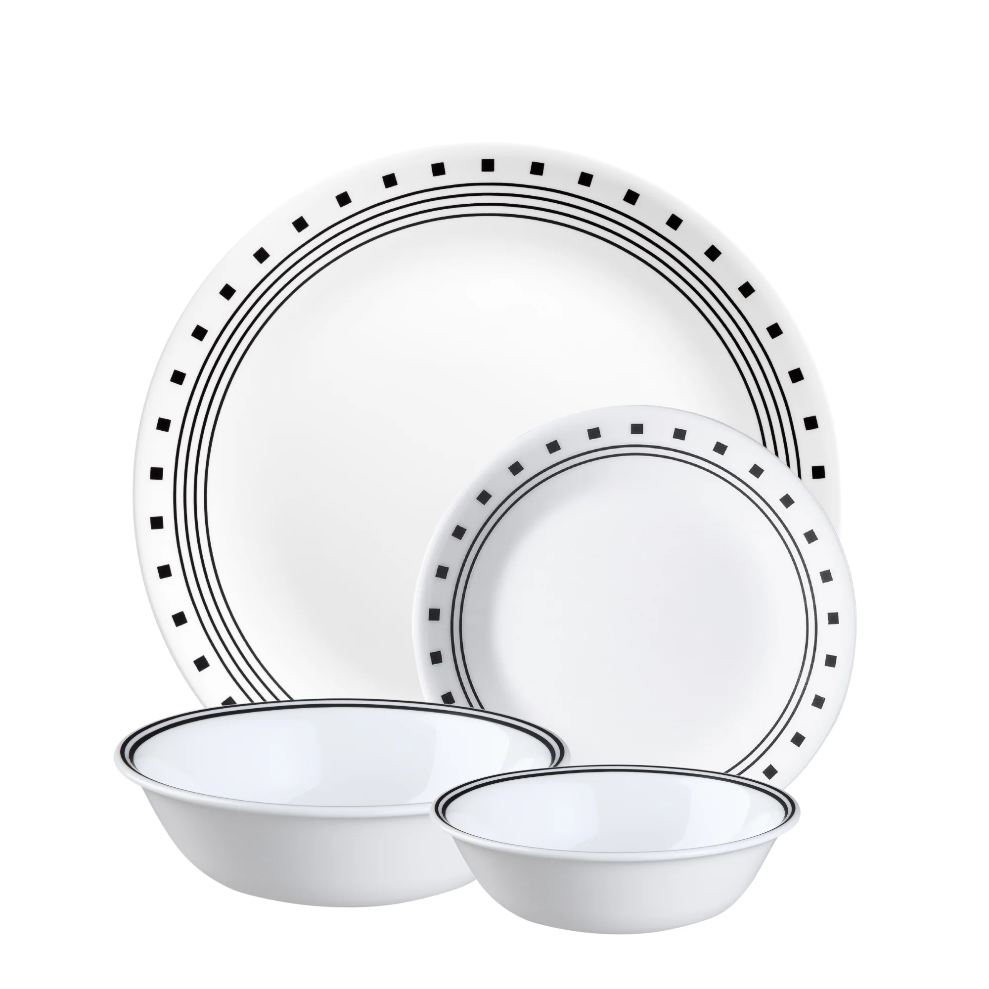 Corelle® City Block 16 Piece Dinner Set