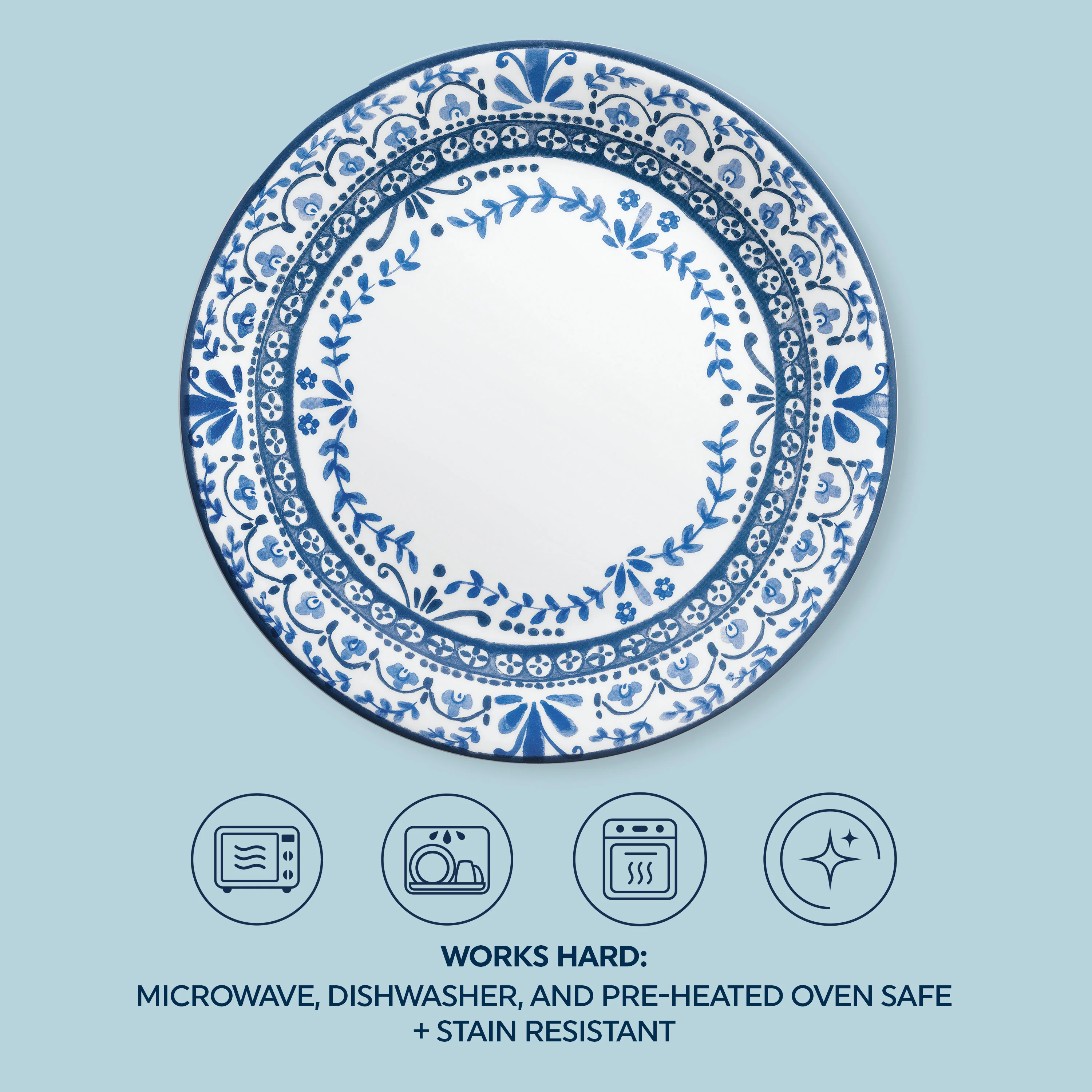 Corelle® Portofino 12 Piece Dinner Set - Image 4