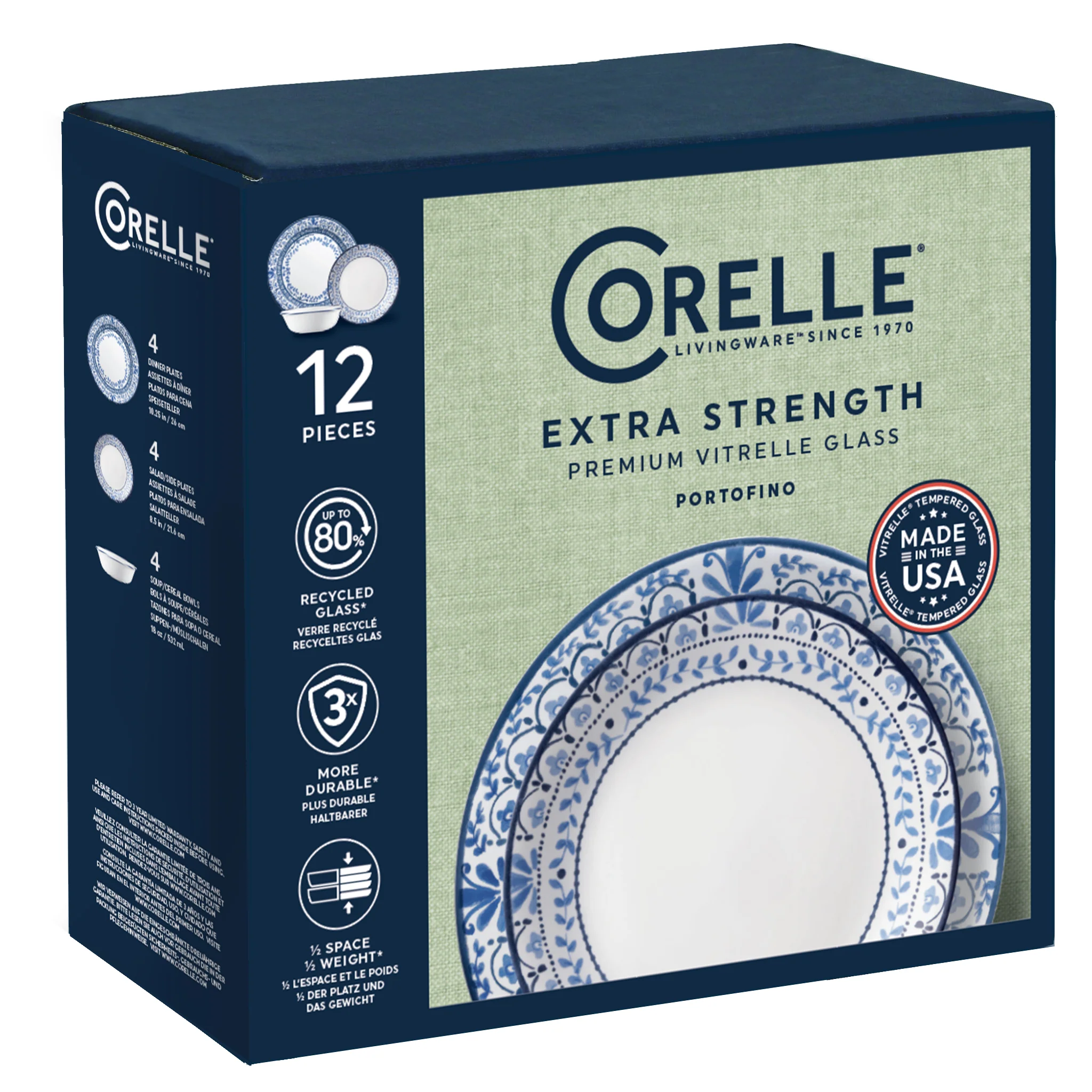 Corelle® Portofino 12 Piece Dinner Set - Image 7