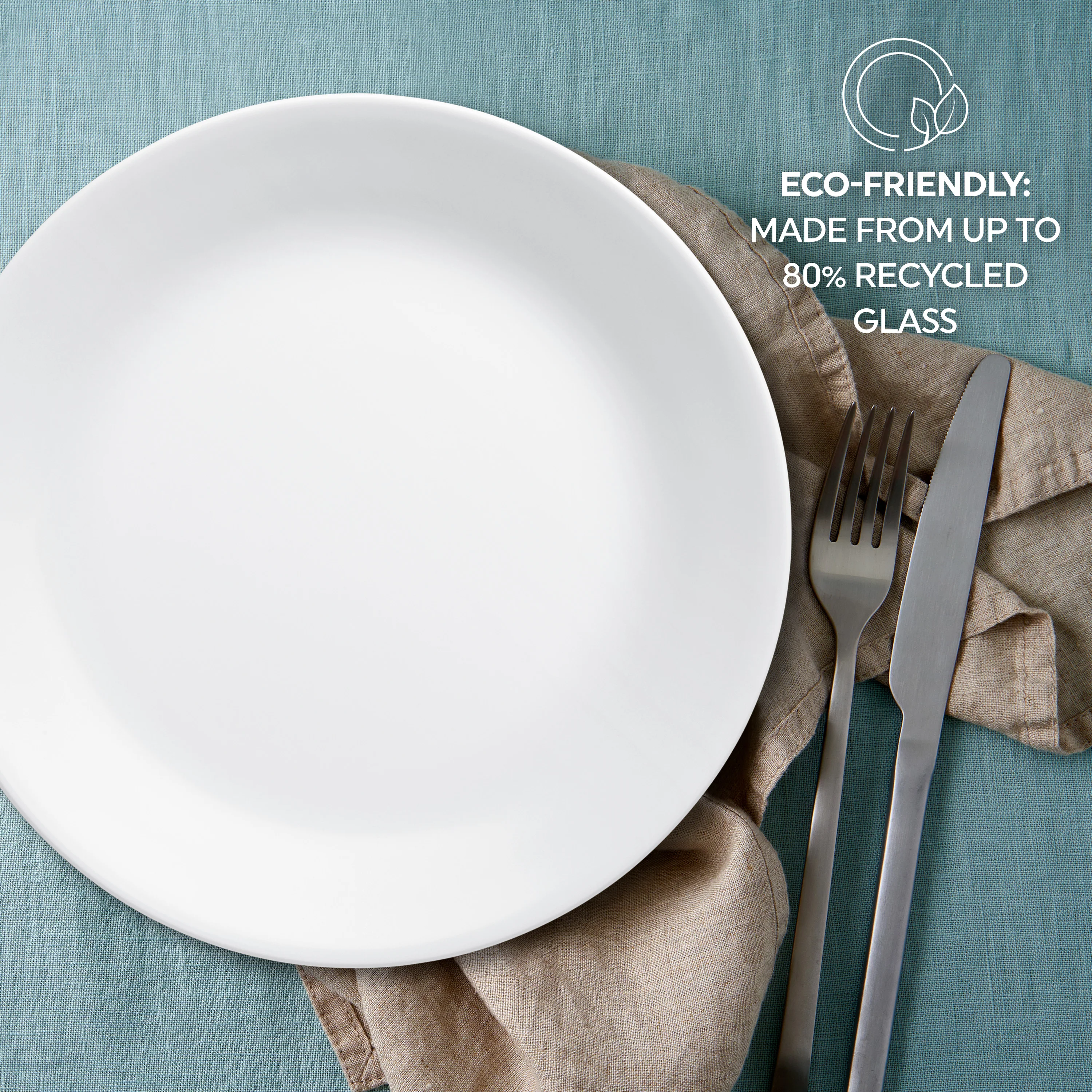 Corelle® Winter Frost White Side Plate 17cm - Image 3