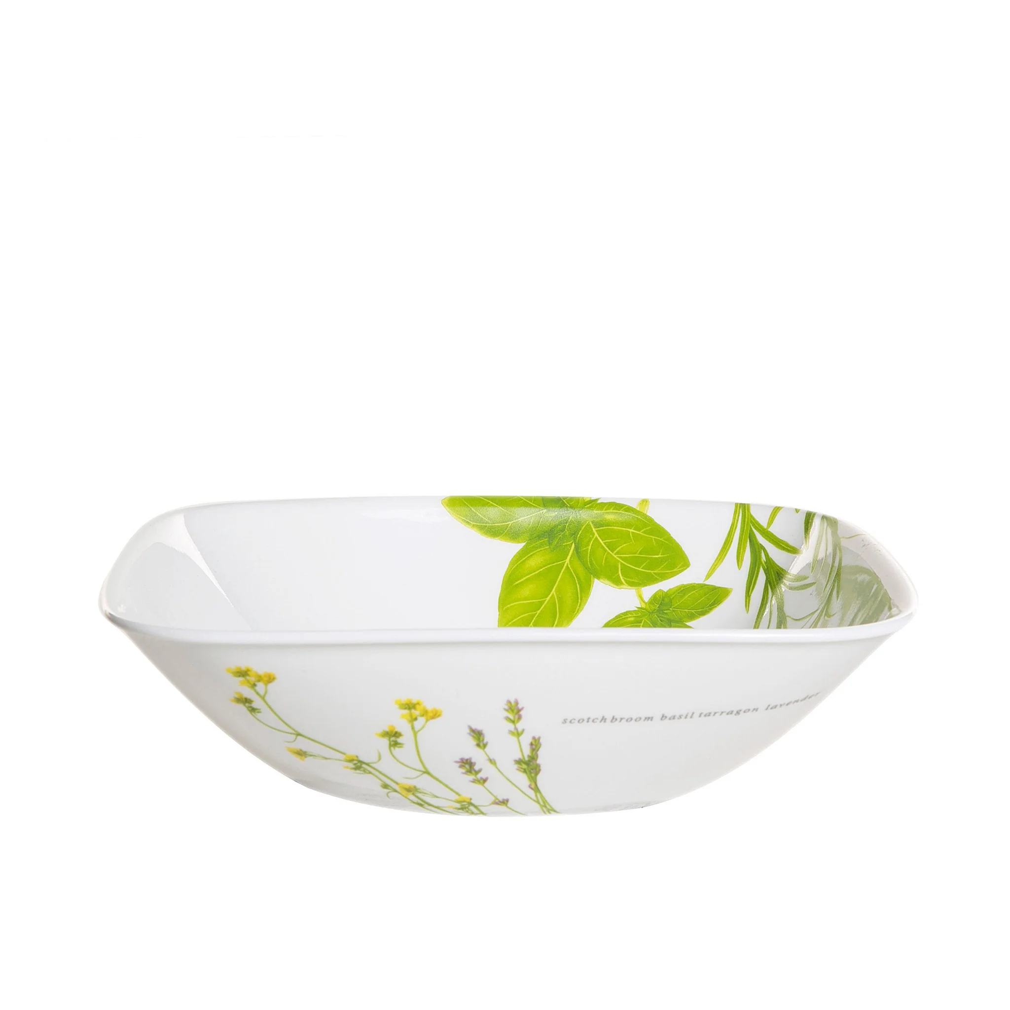 Corelle® Square European Herbs Serving Bowl 1.4L