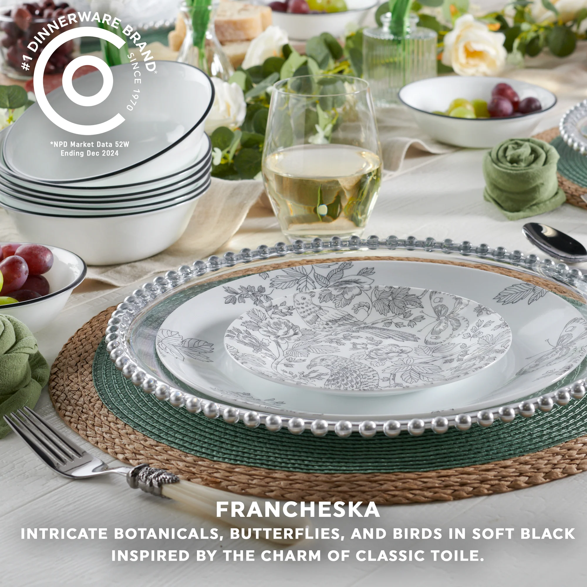 Corelle®  Francheska 16 Piece Dinner Set - Image 2