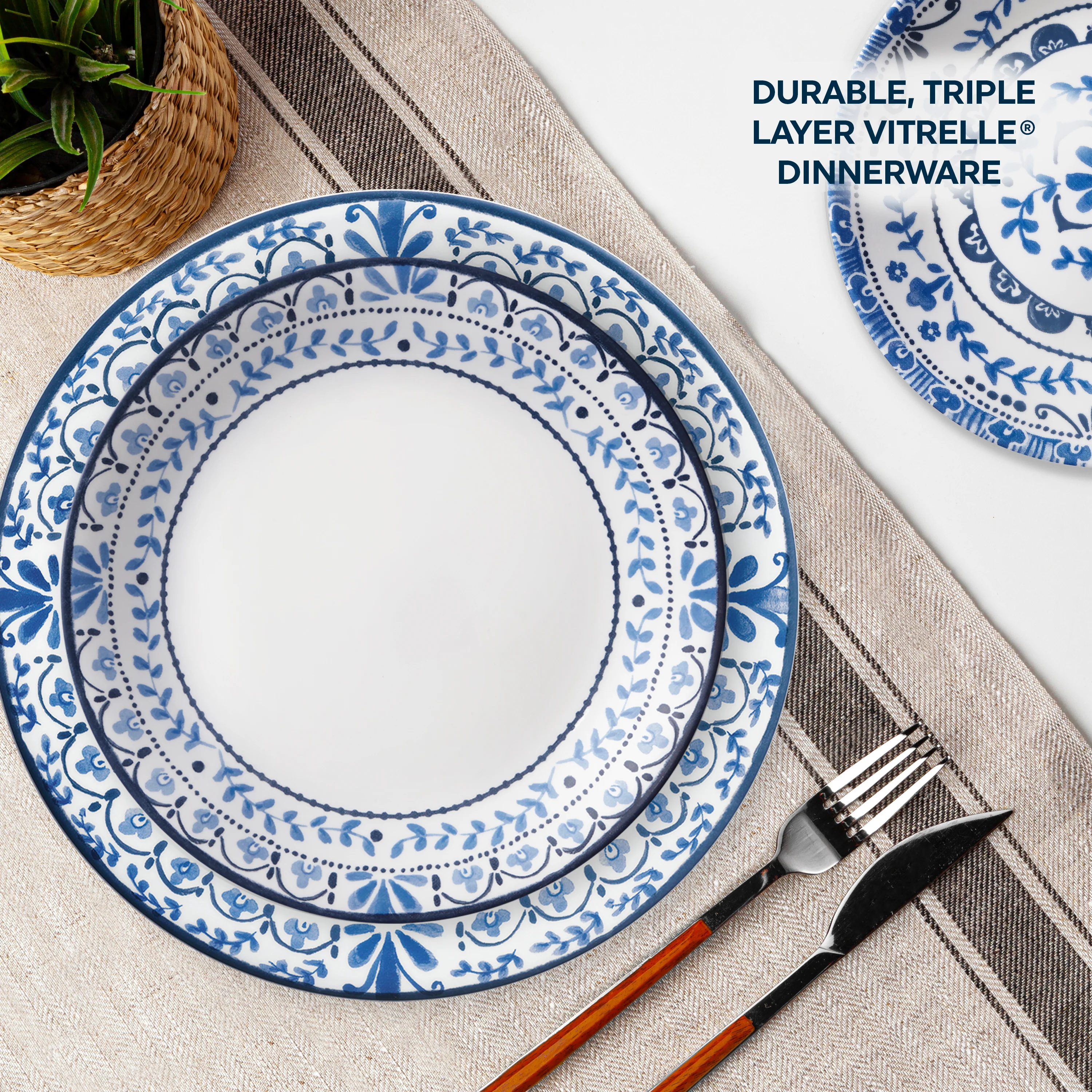 Corelle® Portofino Lunch Plate 21.6cm - Image 3