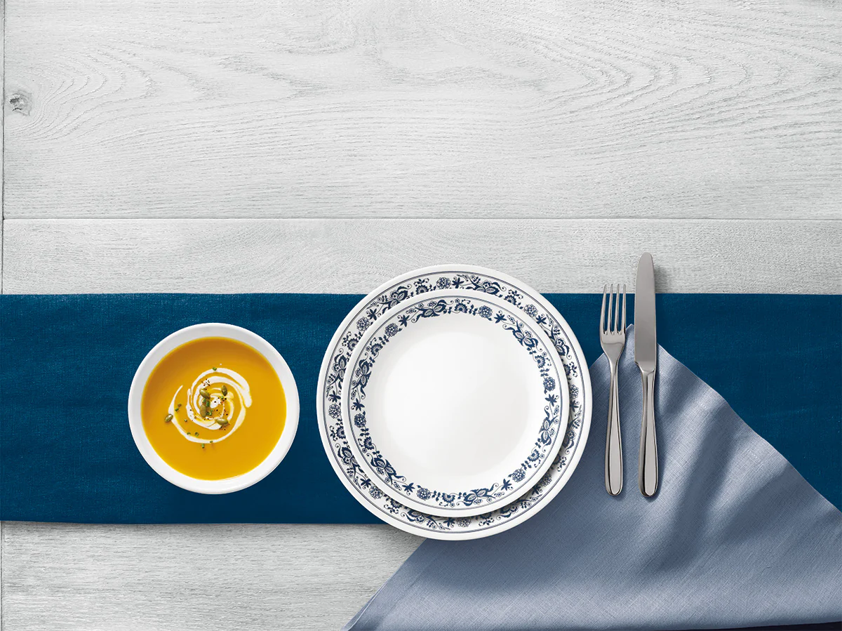 Corelle® Old Town Blue 12 Piece Dinner Set - Image 3