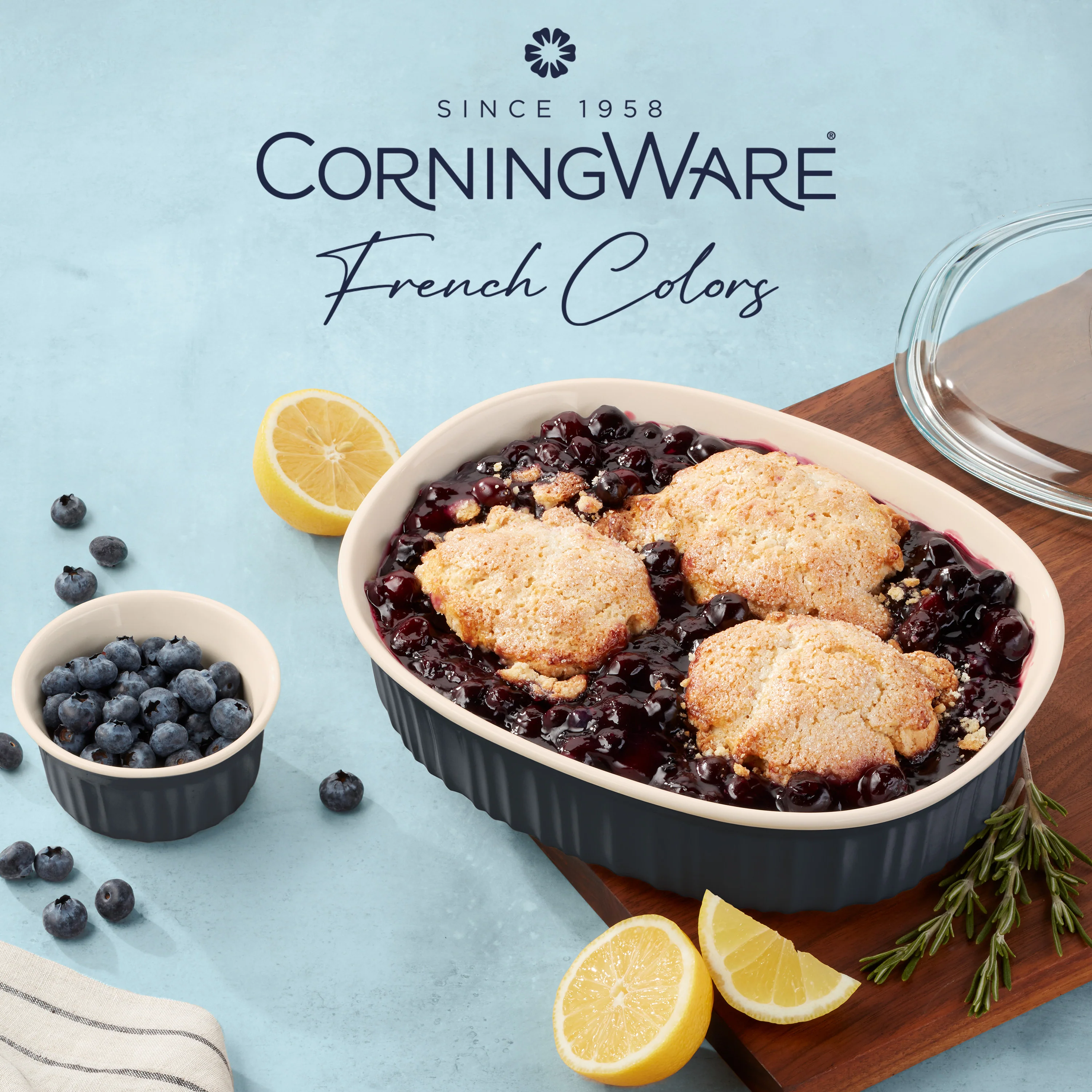BLACK FRIDAY Corningware® FW Colors 10 Piece Set Navy - Image 2