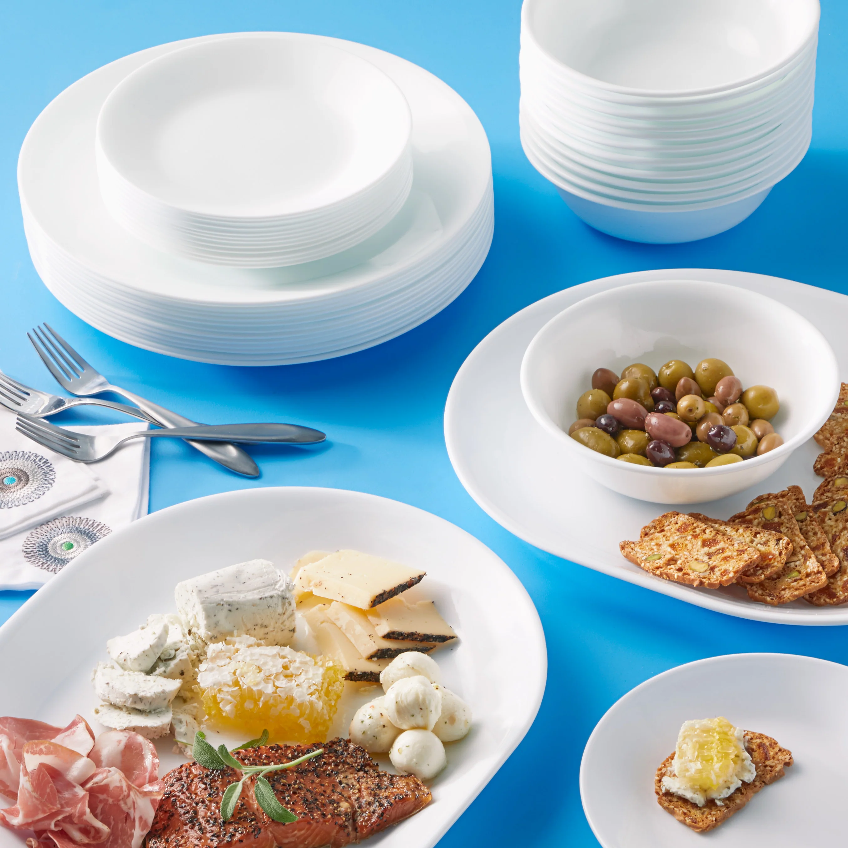 Corelle® Winter Frost White 38 Piece Dinner Set - Image 4