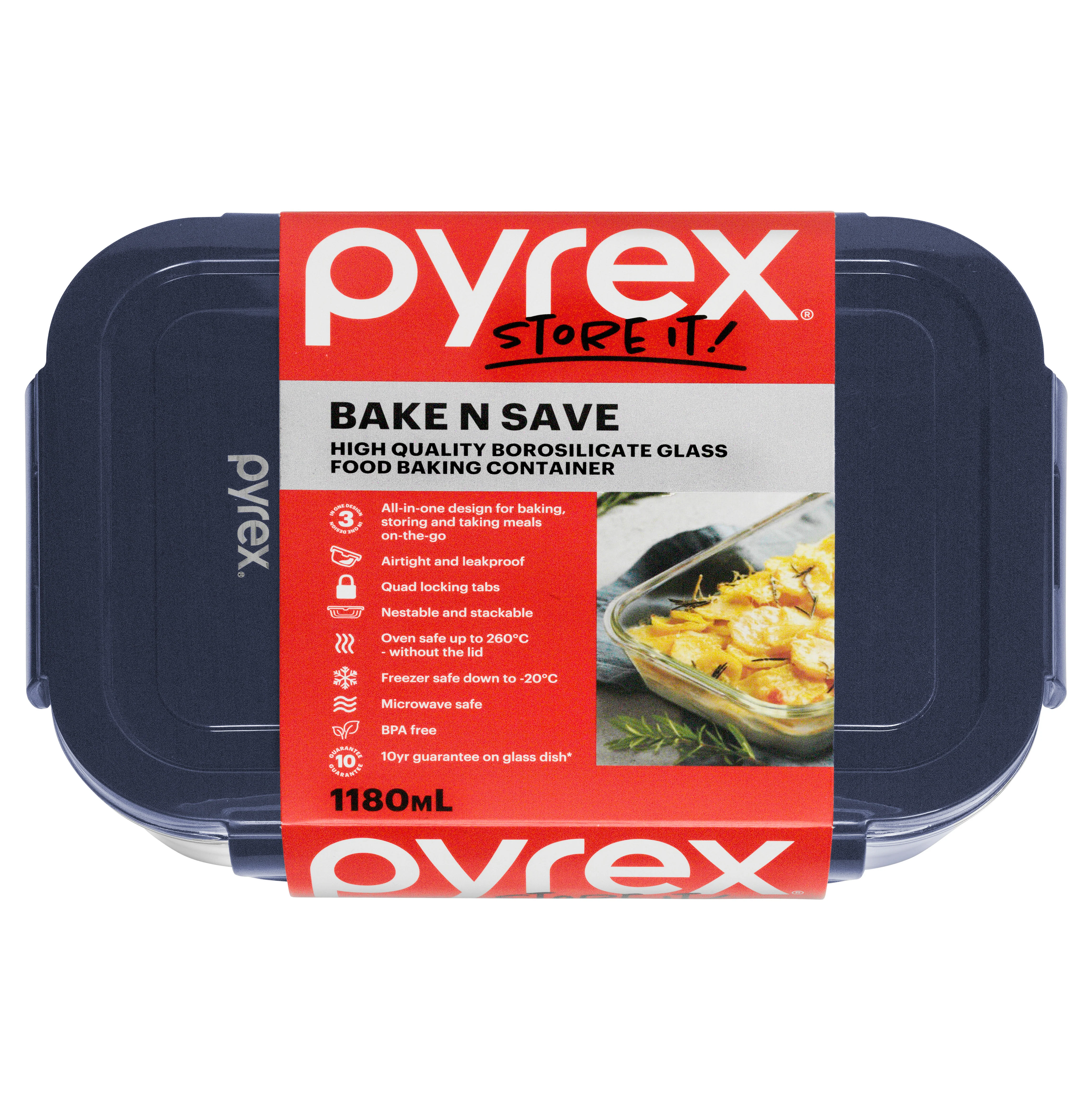 Pyrex® Bake N Save Storage 1.18L - Image 2