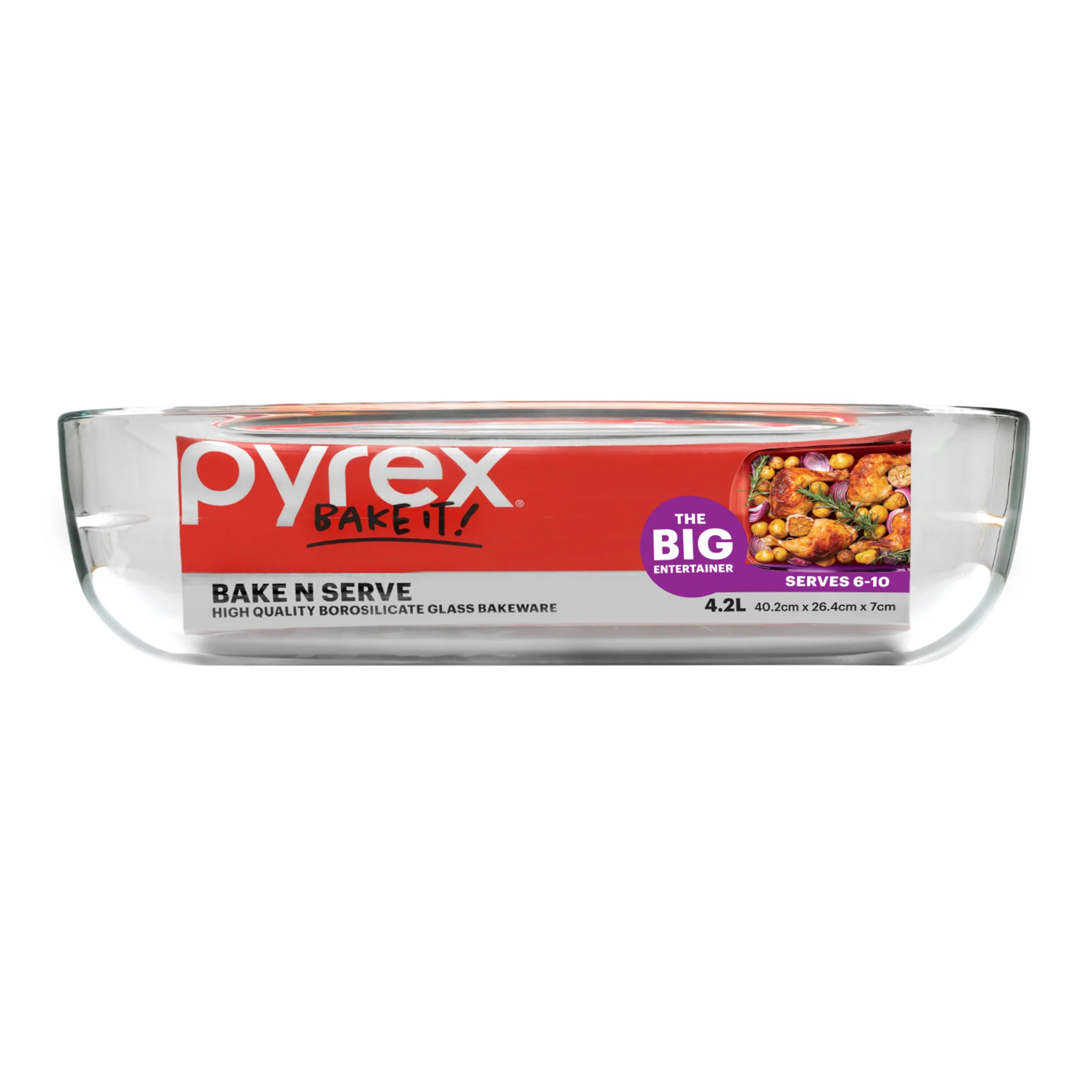 Pyrex® Bake N Serve Rectangle Baker 4.2L - Image 3