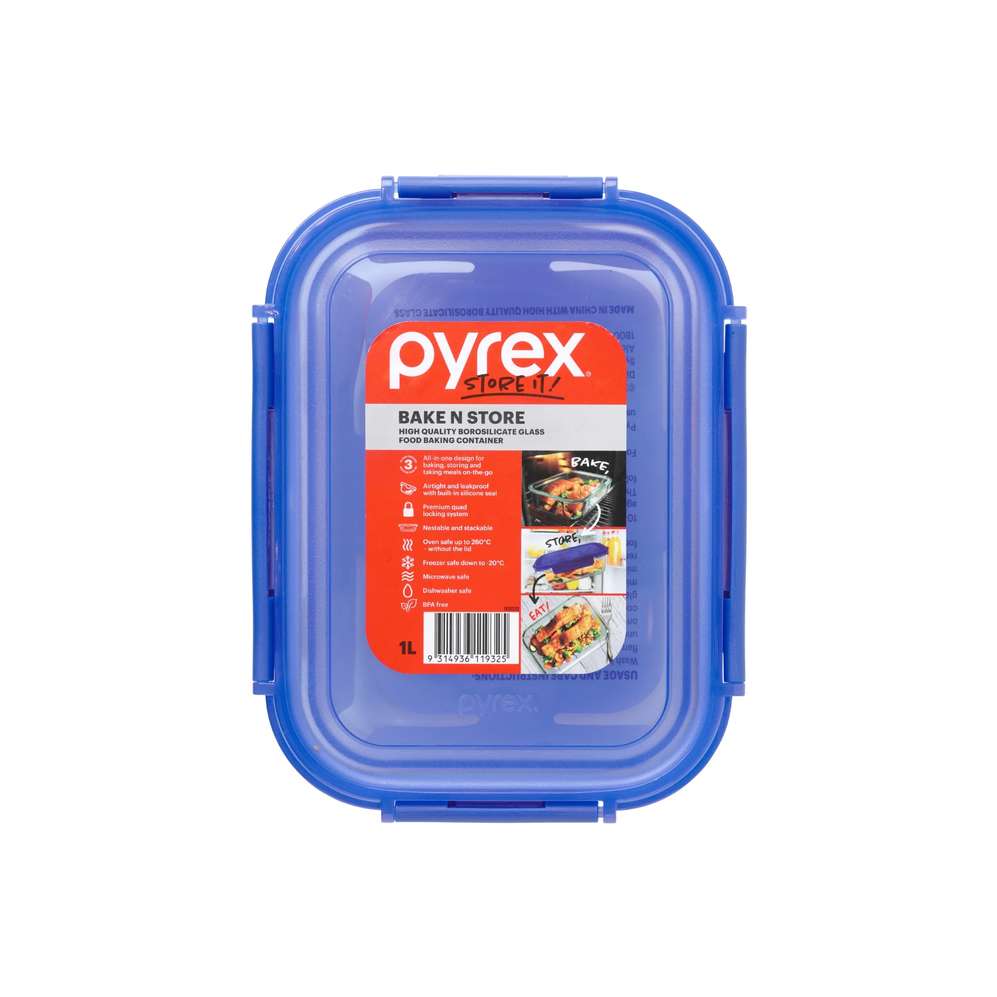 Pyrex® Bake N Store Rectangle 1L - Image 6