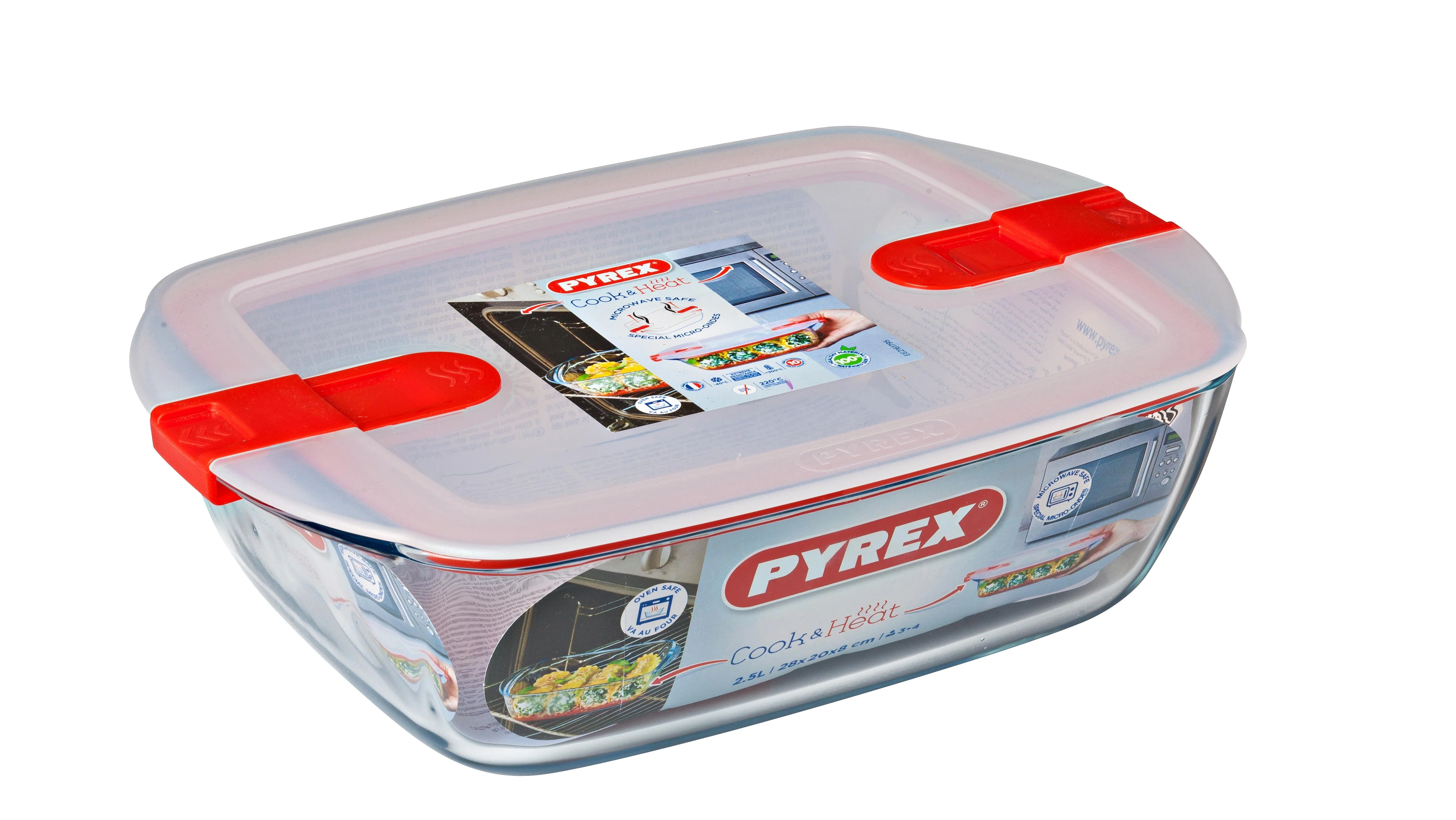 PYREX® Cook & Heat Rectangle Storage 2.5L - Image 3