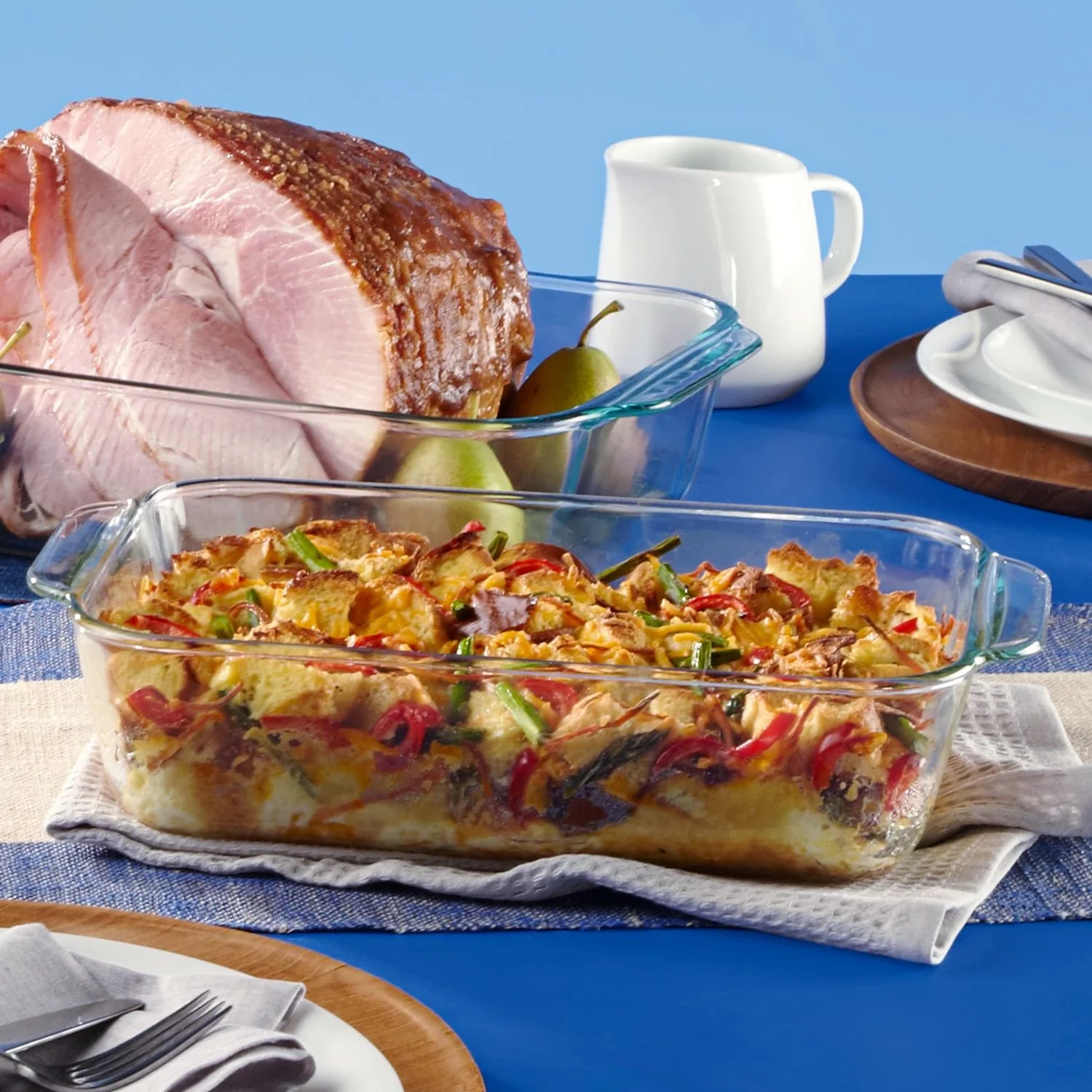 Pyrex® Deep Dish 2 Piece Set (3L & 4.7L) - Image 2