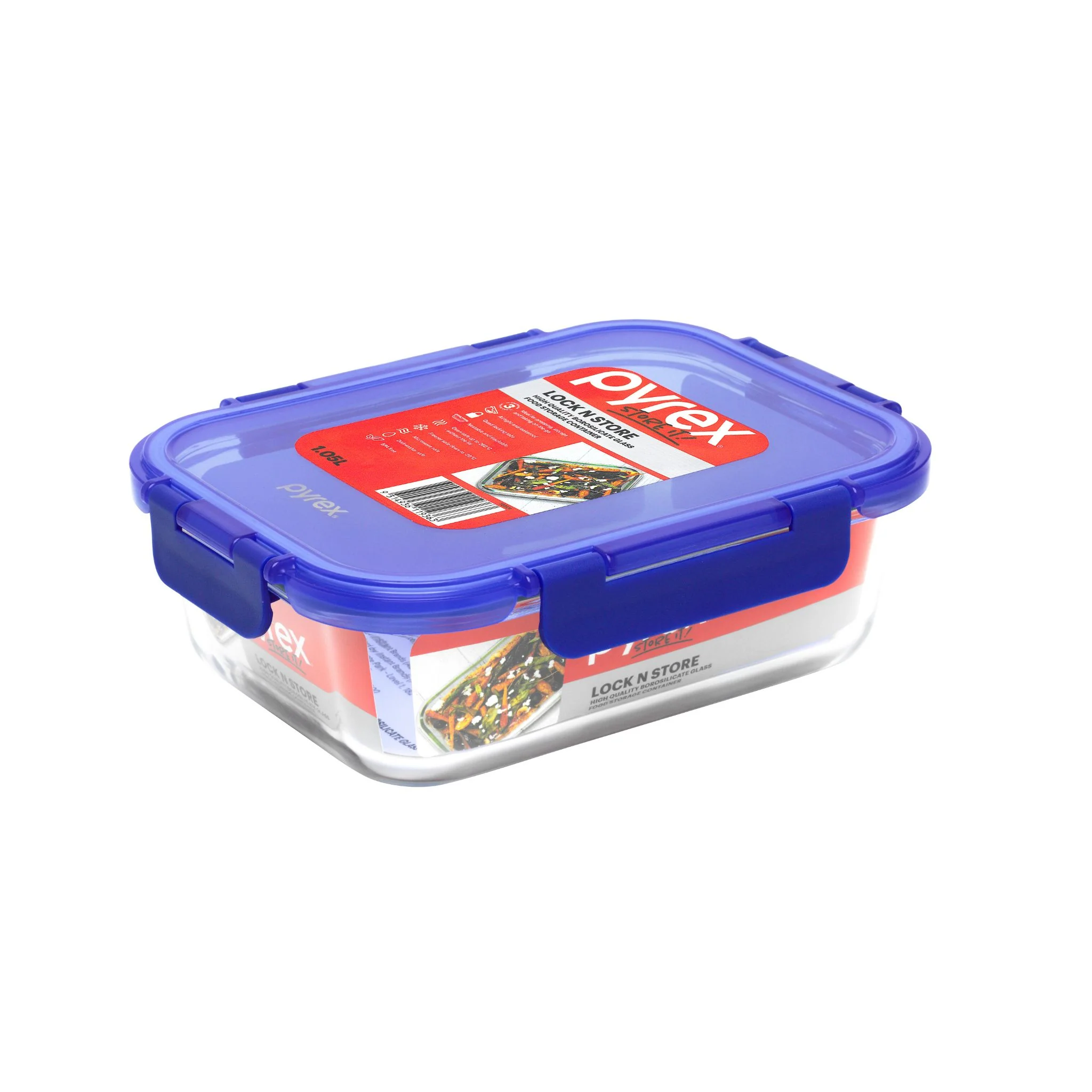 Pyrex® Storage Lock N Store Rectangle 1L - Image 4