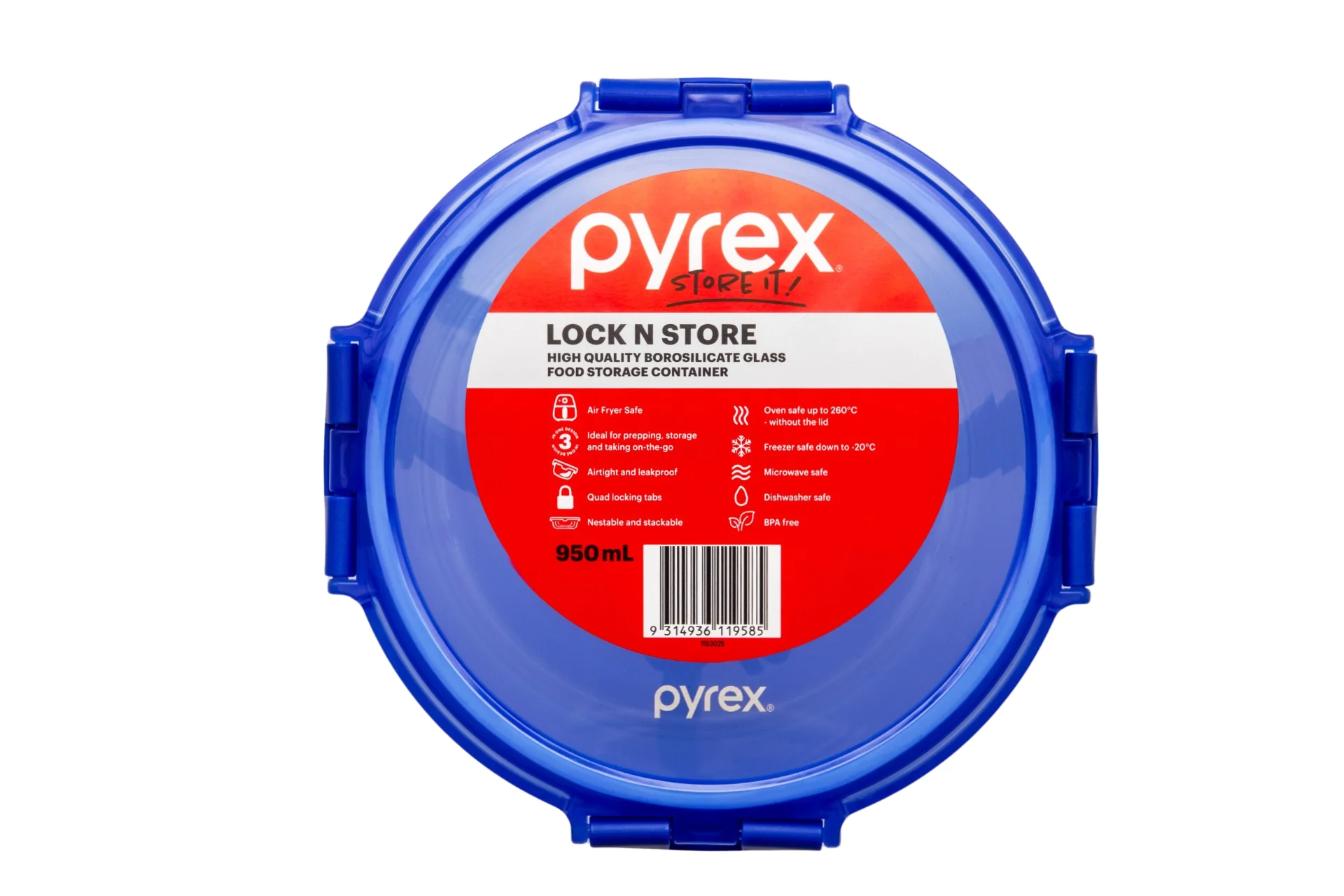 Pyrex® Storage Lock N Store Round 950mL - Image 2
