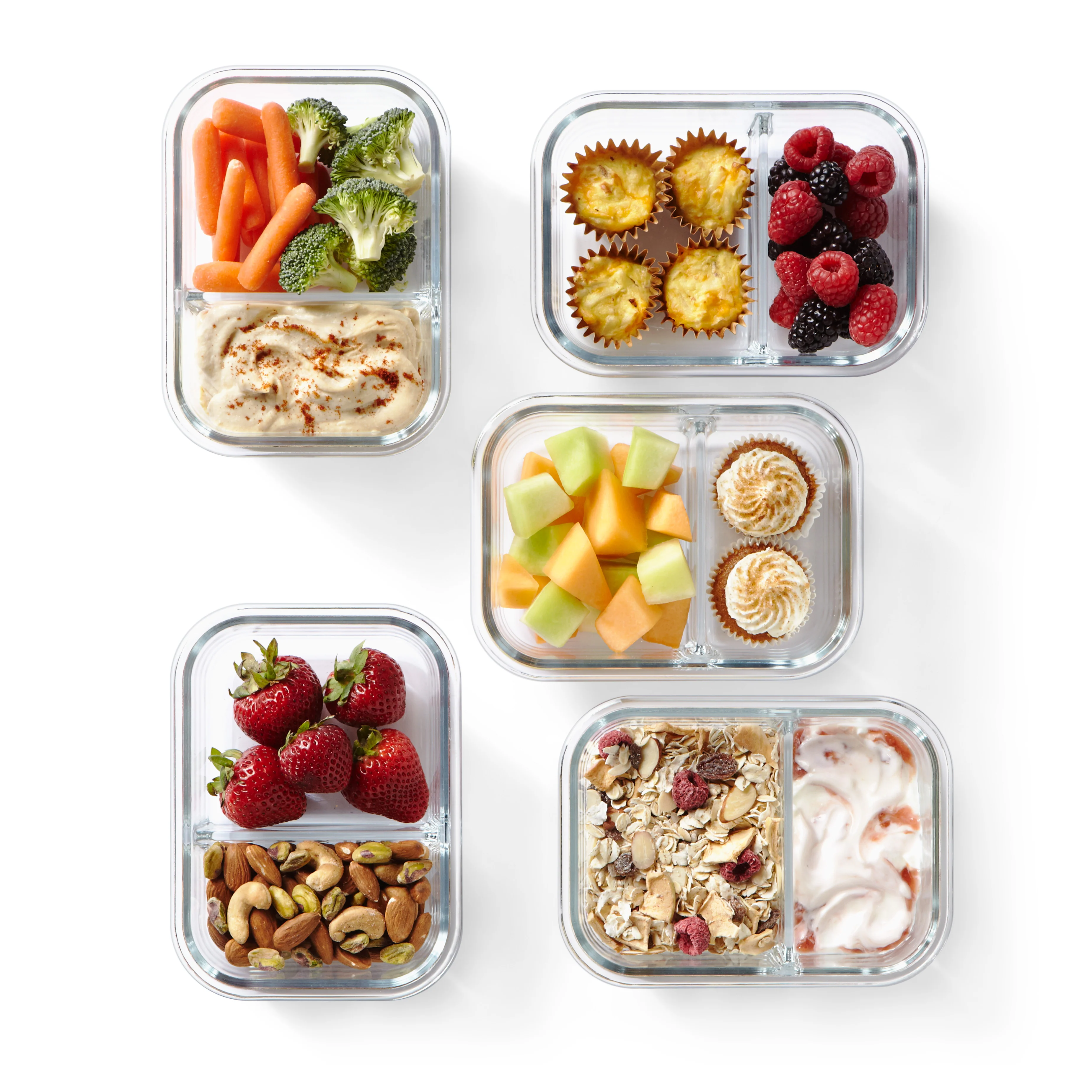 Pyrex® Divided Meal Prep Storage 580mL - Image 3