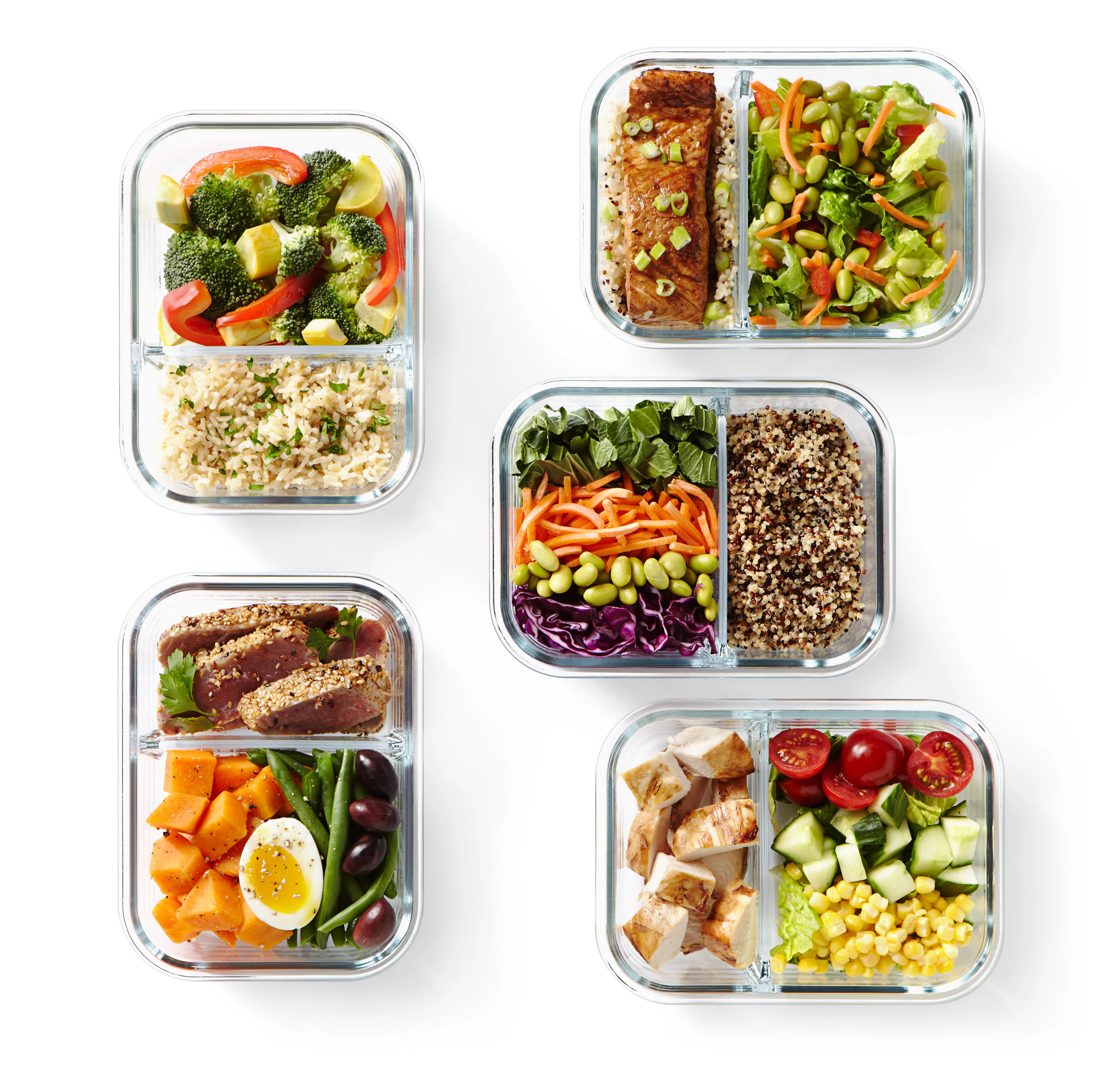 Pyrex® Divided Meal Prep Storage 980mL - Image 3