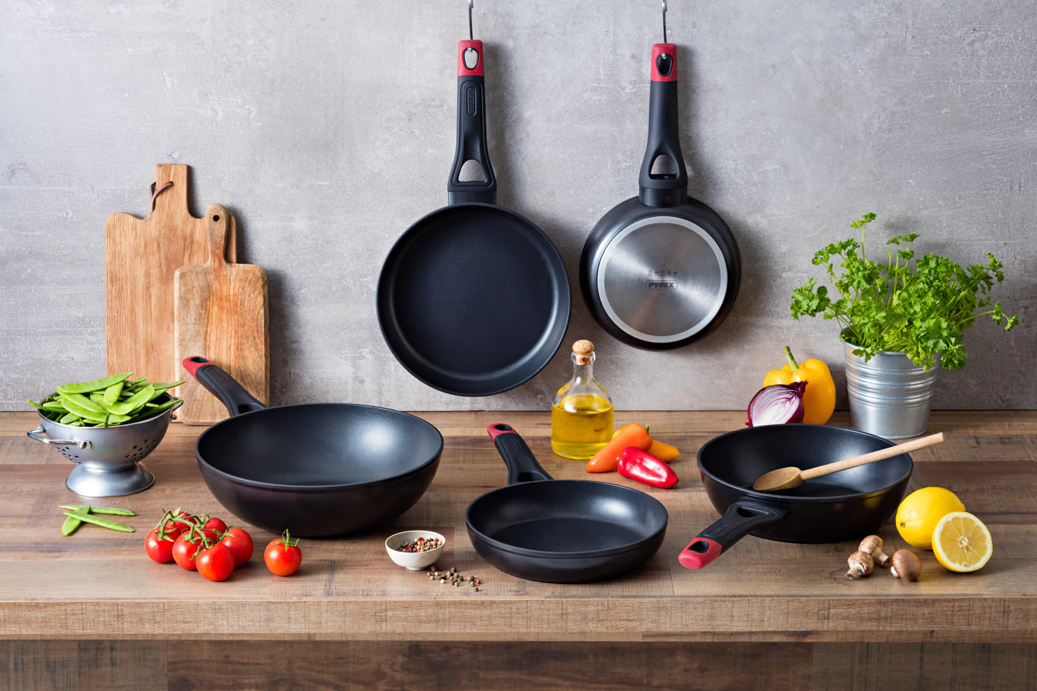 PYREX® Cookware Optima Wok 28cm - Image 3
