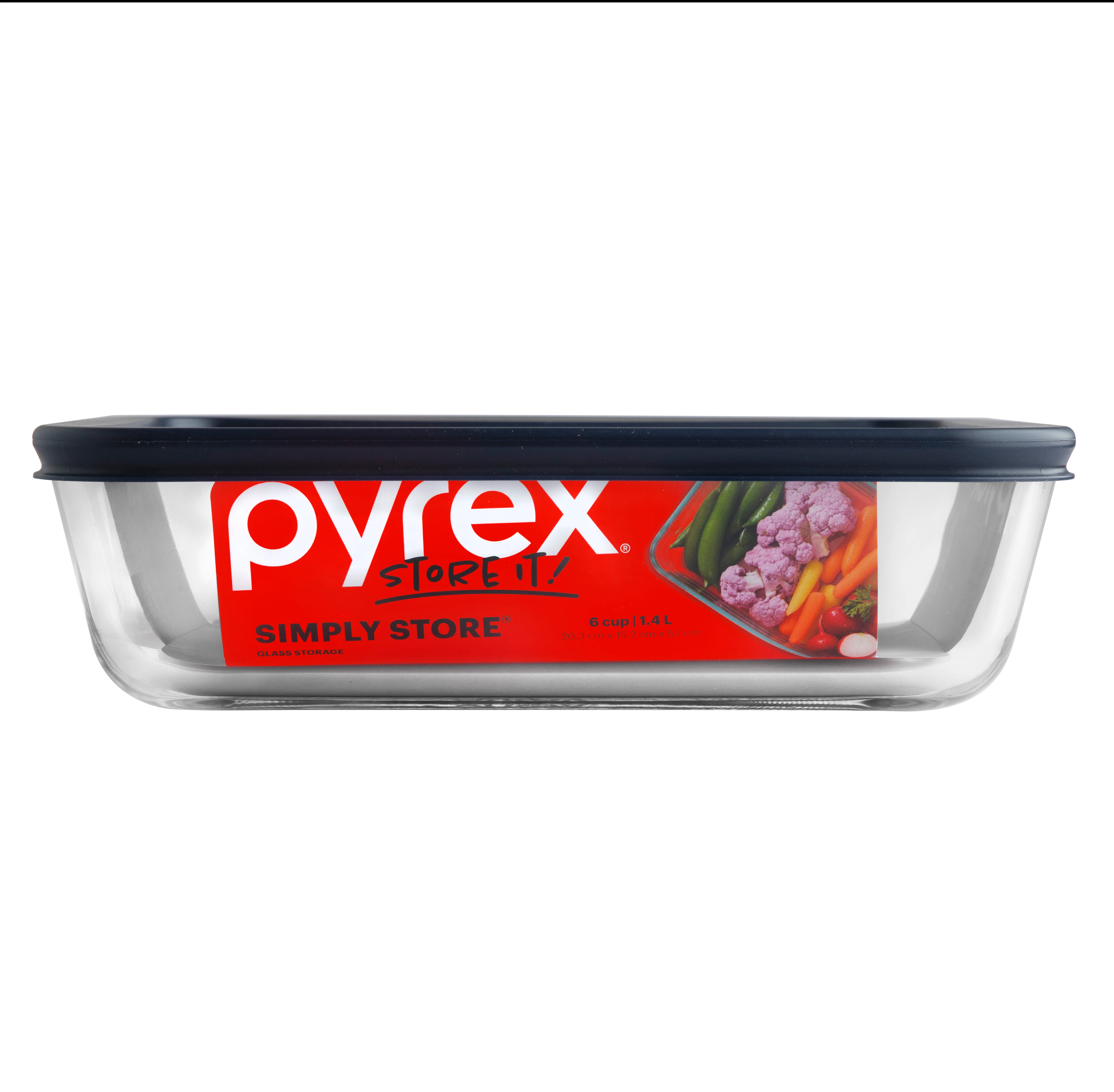 Pyrex® Simply Store Storage Rectangle 6 Cup/1.4L - Image 2