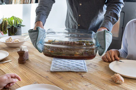 PYREX® SlowCook Rectangle Casserole 6.7L - Image 3
